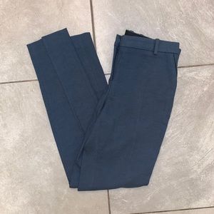 J Lindeberg Blue Textured Dress Pants